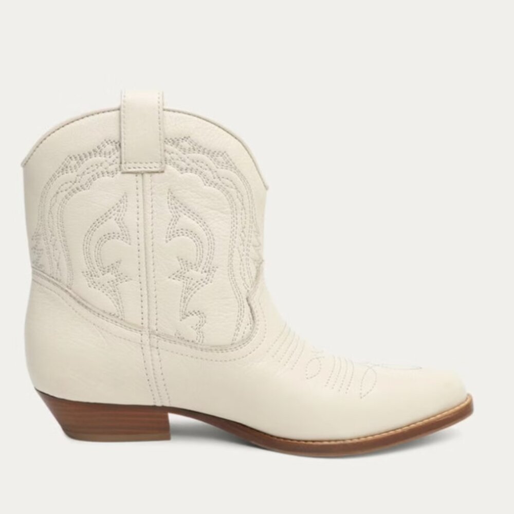 ba&sh LColt Western Booties Cream Size: 38